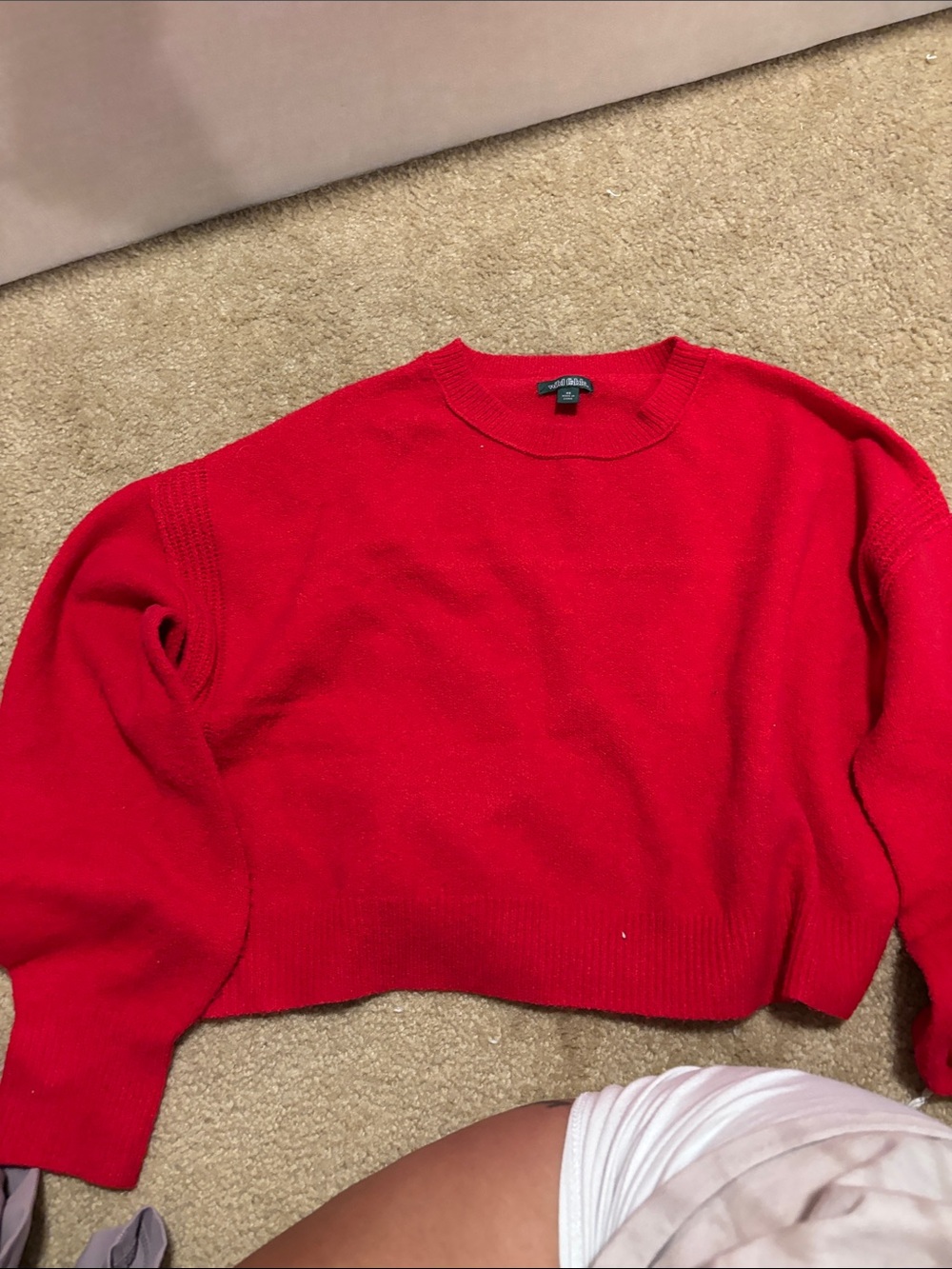 Target Women's Bright Red Crewneck Sweater
